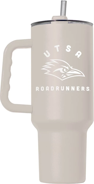 Logo University of Texas at San Antonio Roadrunners 40oz Archway Powder Coat Travel Tumbler