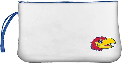 Logo Brands Kansas Clear Wristlet