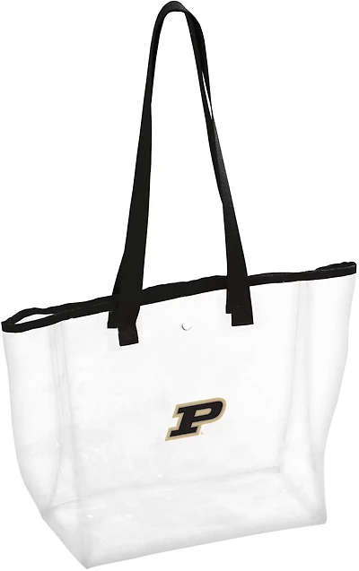 Logo Brands Purdue Stadium Clear Tote