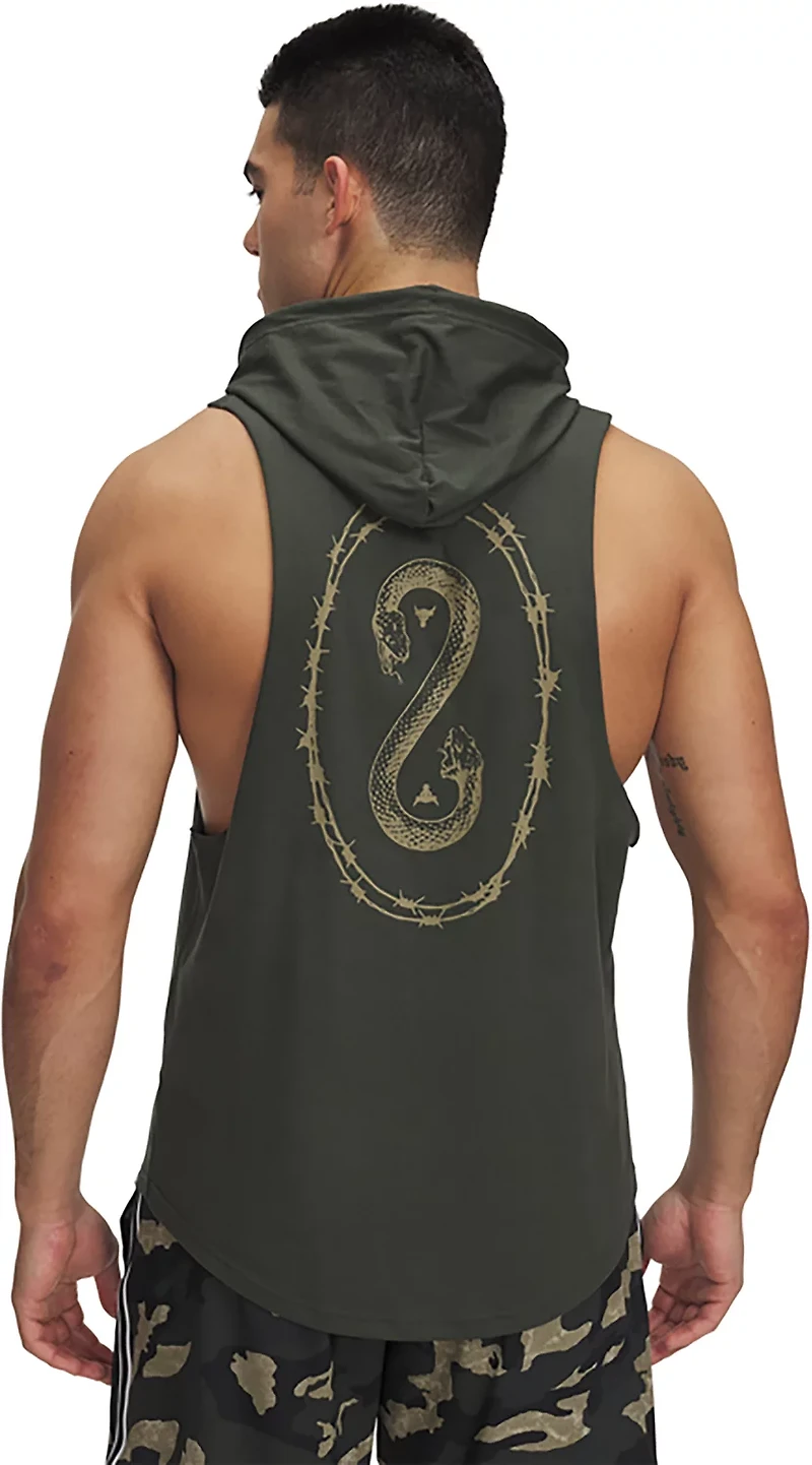 Under Armour Men's Project Rock Snake Sleeveless Hoodie