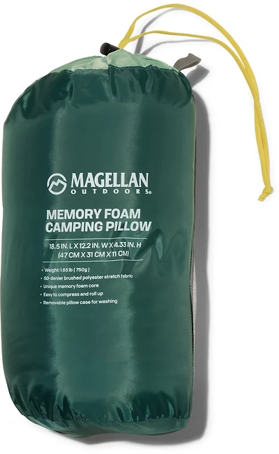 Magellan Outdoors Pro Explorer Camping Foam Memory Pillow