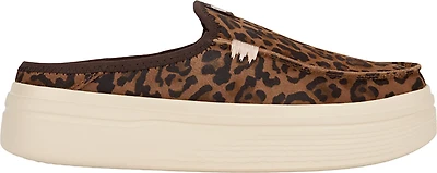 HEYDUDE Women's Wendy Austin Brown Leopard Lift Shoes