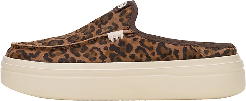 HEYDUDE Women's Wendy Austin Brown Leopard Lift Shoes