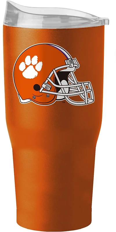 Logo Brands Clemson 30 oz Flipside Alt Logo Powder Coat Tumbler