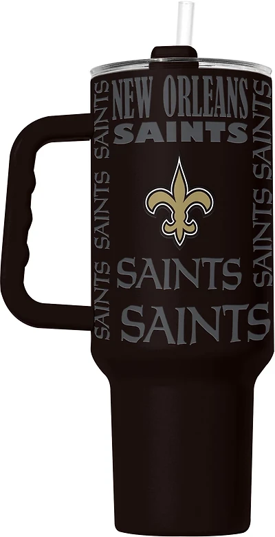 Logo Brands Saints 40 oz Replay Powder Coat Tumbler