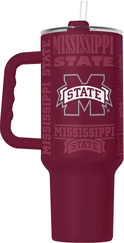Logo Brands Mississippi State 40 oz Replay Powder Coat Tumbler