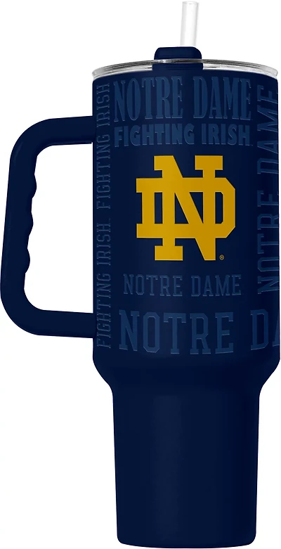 Logo Brands Notre Dame 40 oz Replay Powder Coat Tumbler