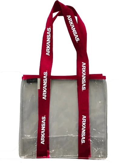 Logo Brands Arkansas Chant Clear Tote