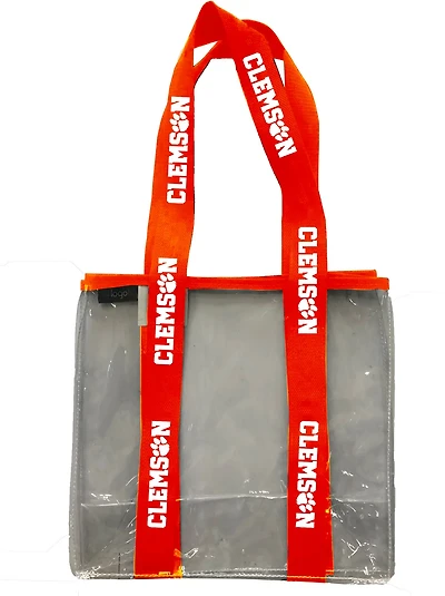 Logo Brands Clemson Chant Clear Tote