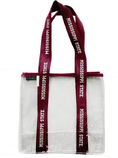 Logo Brands Mississippi State Chant Clear Tote