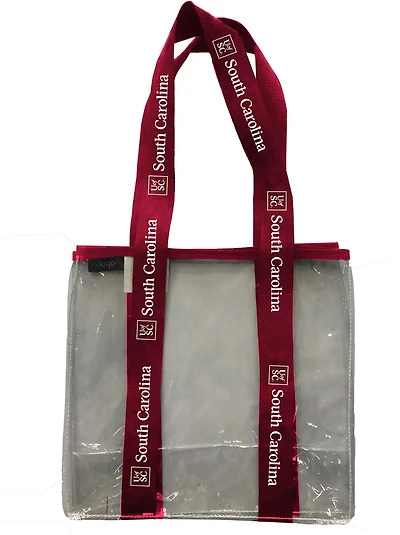 Logo Brands South Carolina Chant Clear Tote