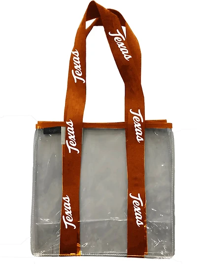 Logo Brands Texas Chant Clear Tote