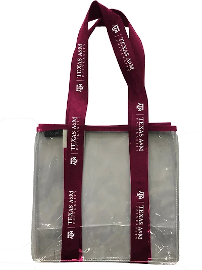 Logo Brands Texas A&M Chant Clear Tote