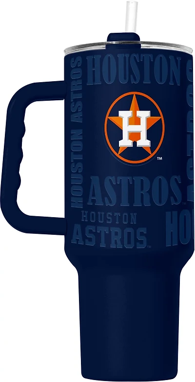 Logo Brands Astros 40 oz Replay Powder Coat Tumbler
