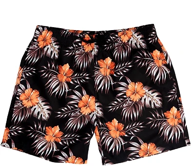 Burnside Men's Coral Hibiscus Leaf Volley