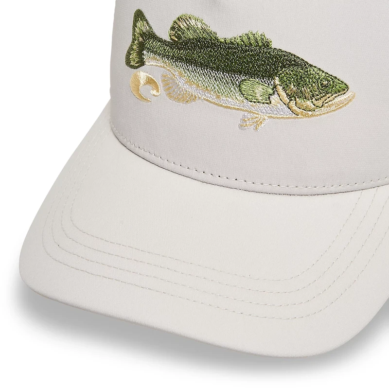 Costa Del Mar Men's Stitched Bass Trucker Hat