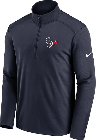 Nike Men's Houston Texans Franchise Pacer Long Sleeve 1/2-Zip Jacket