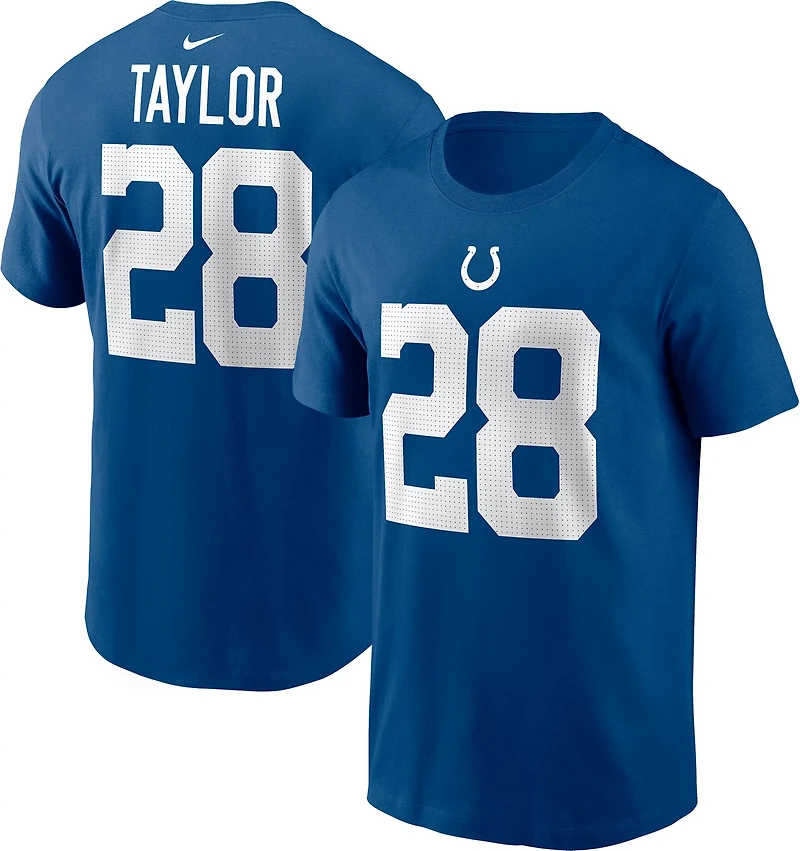Nike Men's Indianapolis Colts Jonathan Taylor 28 Short Sleeve T-shirt