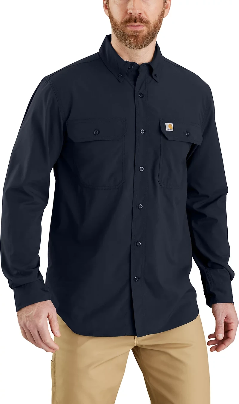 Carhartt Men's Relaxed Fit LW Force Long Sleeve Shirt