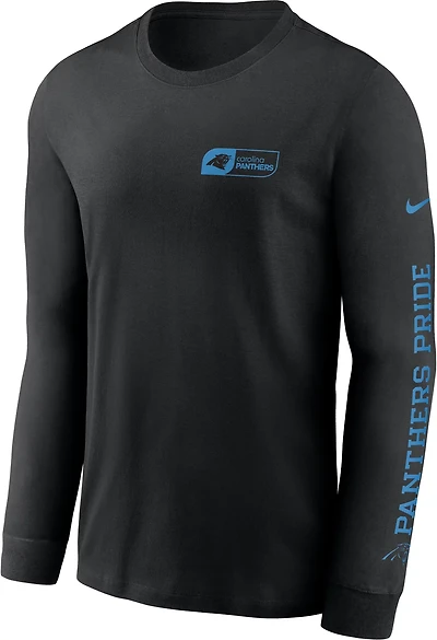 Nike Men's Carolina Panthers All Out Essential Long Sleeve T-shirt