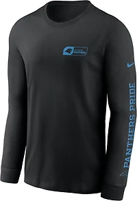 Nike Men's Carolina Panthers All Out Essential Long Sleeve T-shirt