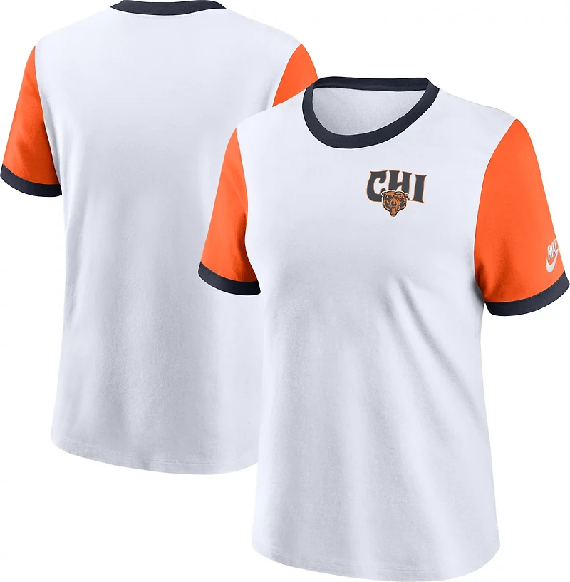 Nike Women's Bears Rewind Ringer Top