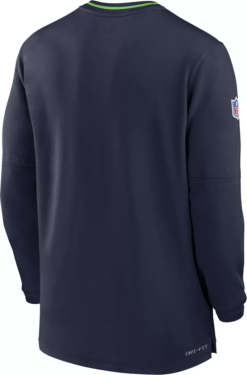 Nike Men's Tennessee Titans Sideline Coach 1/4-Zip Long Sleeve Pullover