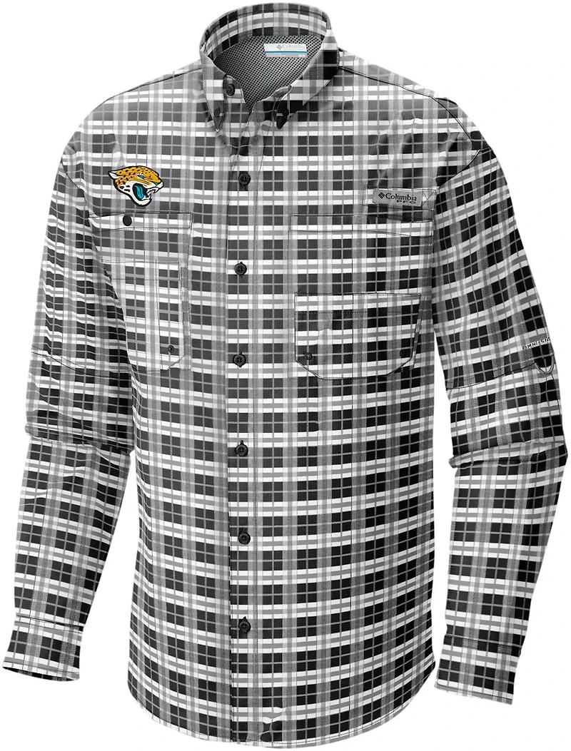 Columbia Sportswear Men's Jacksonville Jaguars Super Tamiami Long Sleeve Shirt