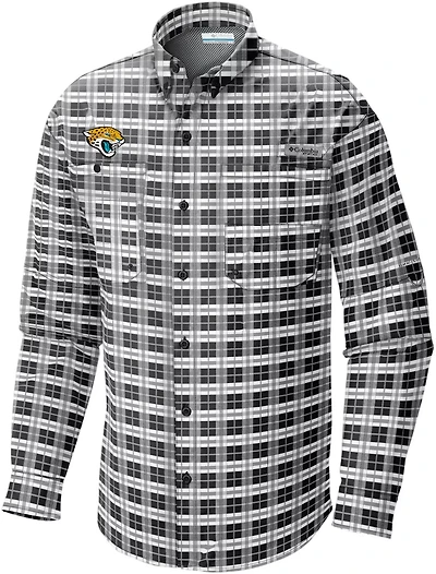 Columbia Sportswear Men's Jacksonville Jaguars Super Tamiami Long Sleeve Shirt