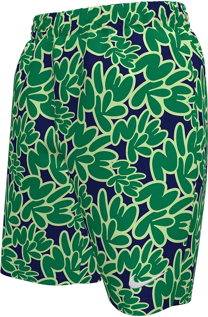 Nike Boys' Bubble Script Volley Swim Shorts 7