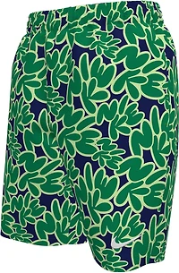 Nike Boys' Bubble Script Volley Swim Shorts 7