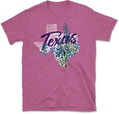 State Life Women's Texas Bluebonnet Paint Short Sleeve T-Shirt