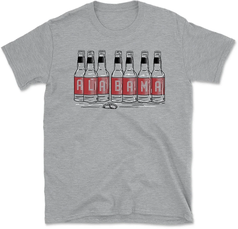 State Life Men's Alabama Bottle Aligned Short Sleeve T-Shirt