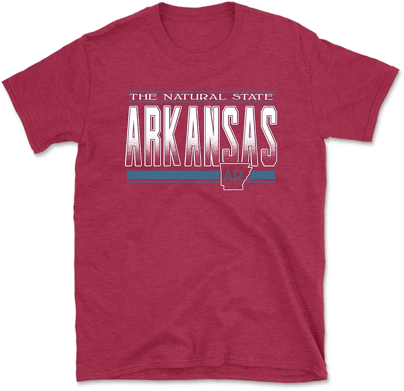State Life Men's Arkansas Blended Short Sleeve T-Shirt