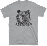 State Life Men's Arkansas Bear Head Short Sleeve T-Shirt