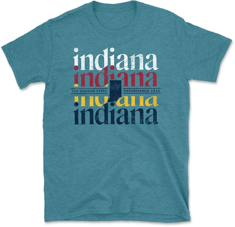 State Life Men's Vert Row Short Sleeve T-Shirt