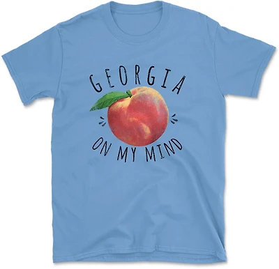 State Life Men's Georgia Peach Short Sleeve T-shirt