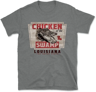 State Life Men's Louisiana Chicken Of The Swamp Short Sleeve T-Shirt