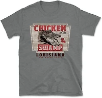 State Life Men's Louisiana Chicken Of The Swamp Short Sleeve T-Shirt