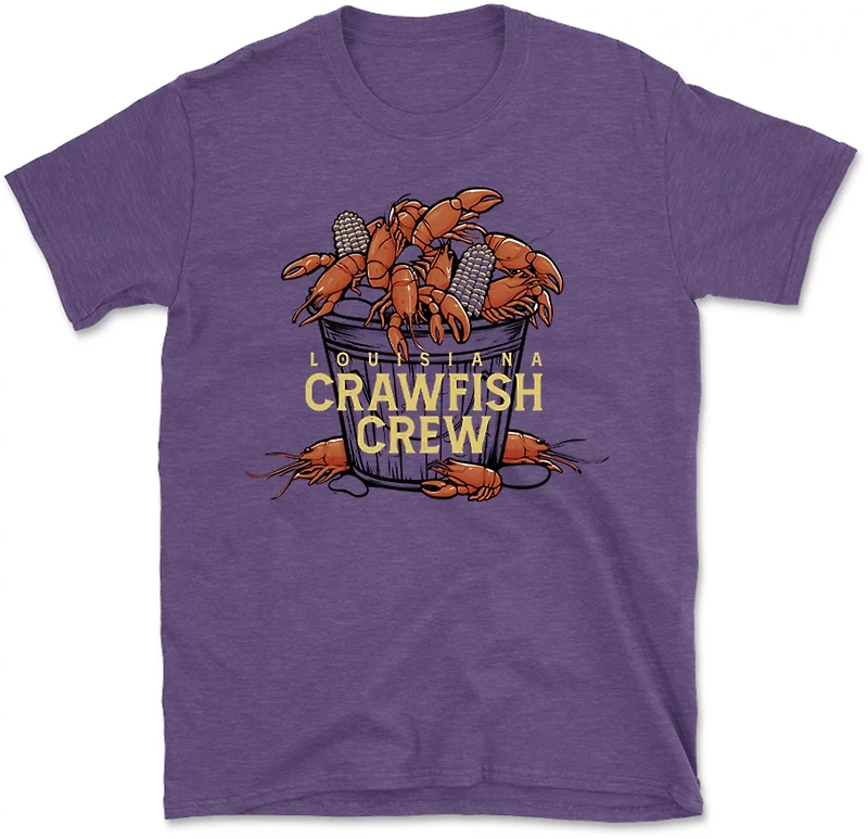 State Life Men's Louisiana Creawfish Boil Short Sleeve T-Shirt