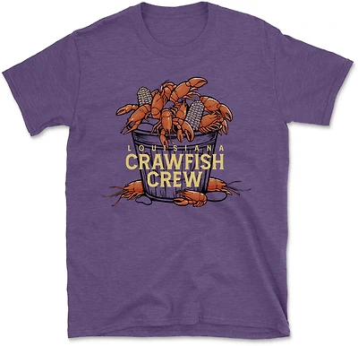 State Life Men's Louisiana Creawfish Boil Short Sleeve T-Shirt