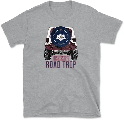 State Life Men's Mississippi Road Trip Short Sleeve T-shirt