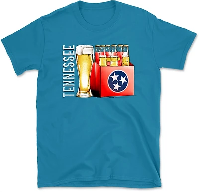 State Life Men's Tennessee Lager Beer Short Sleeve T-Shirt