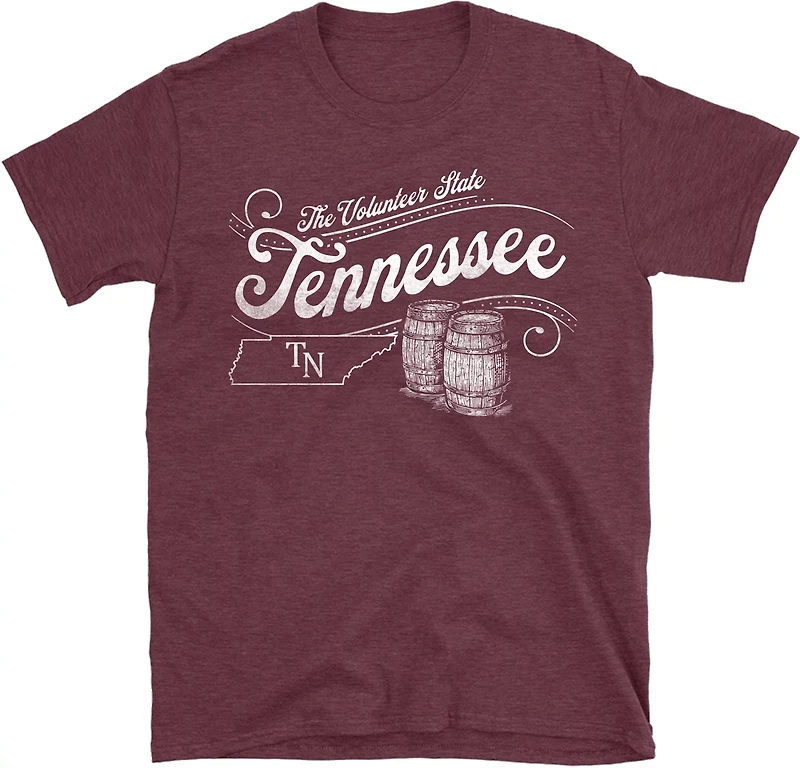 State Life Men's Tennessee Whiskey Barrel Short Sleeve T-shirt