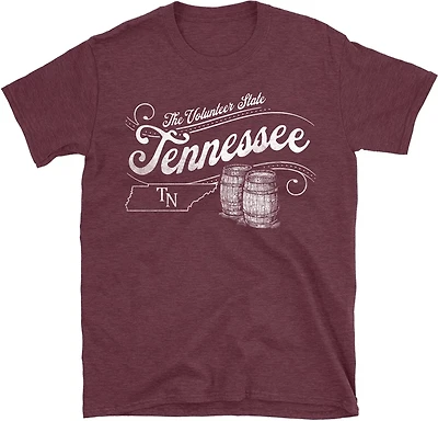 State Life Men's Tennessee Whiskey Barrel Short Sleeve T-shirt