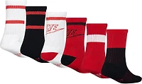 Nike Youth Retro Crew 6 Pack Socks