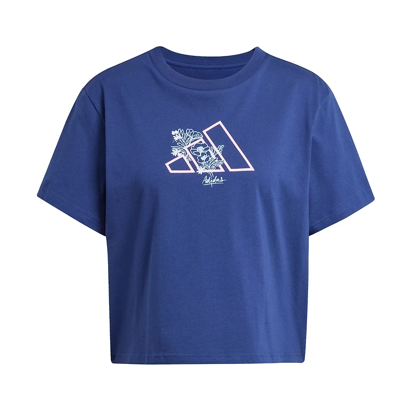 adidas Women's Tech Metallic Graphic T-shirt