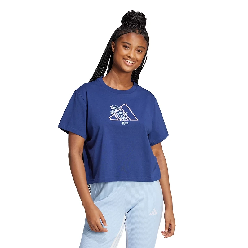 adidas Women's Tech Metallic Graphic T-shirt