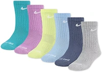 Nike Kids' Dri-FIT Performance Basics Crew Socks 6 Pack