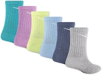 Nike Kids' Dri-FIT Performance Basics Crew Socks 6 Pack